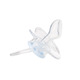 Suzeta orthodontica din silicon Newborn Blue Stars, 6-18 luni, 1 bucata, Blue, Canpol Babies 505134