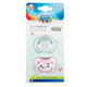 Suzeta orthodontica din silicon Animale exotice, 18 luni+, 2 bucati, Pink, Canpol Babies 505168