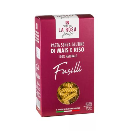 Paste Fusilli fara gluten, 500 gr, La Rosa
