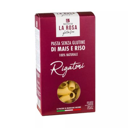 Paste Rotoni Rigatoni fara gluten, 500 g, La Rosa