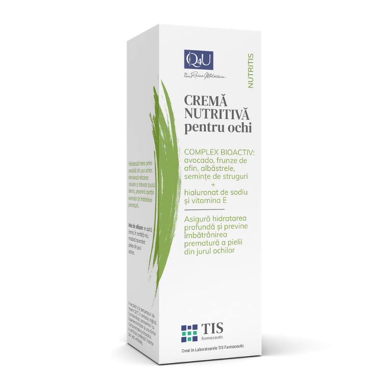 Crema nutritiva pentru ochi Q4U, 20 ml, Tis Farmaceutic