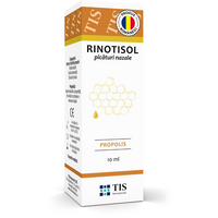 Picaturi nazale cu propolis Rinotisol, 10 ml, Tis Farmaceutic