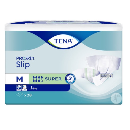 Scutece pentru adulti Slip ProSkin Super, masura M, 28 bucati, Tena