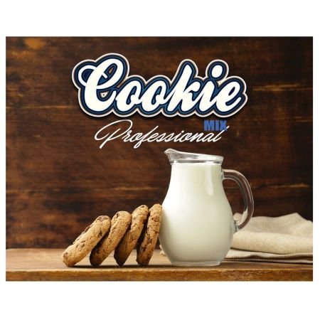 Amestec pentru biscuiti cu ciocolata neagra Cookies Mix-Dark Chocolate, 450 gr, Lucas Bites 449958