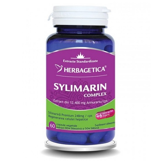 Silymarin Detox Forte, 60 capsule, Herbagetica