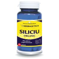 Siliciu Organic, 60 capsule, Herbagetica