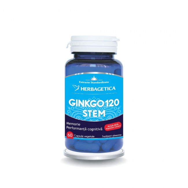 Ginko 120 + Stem, 60 capsule, Herbagetica