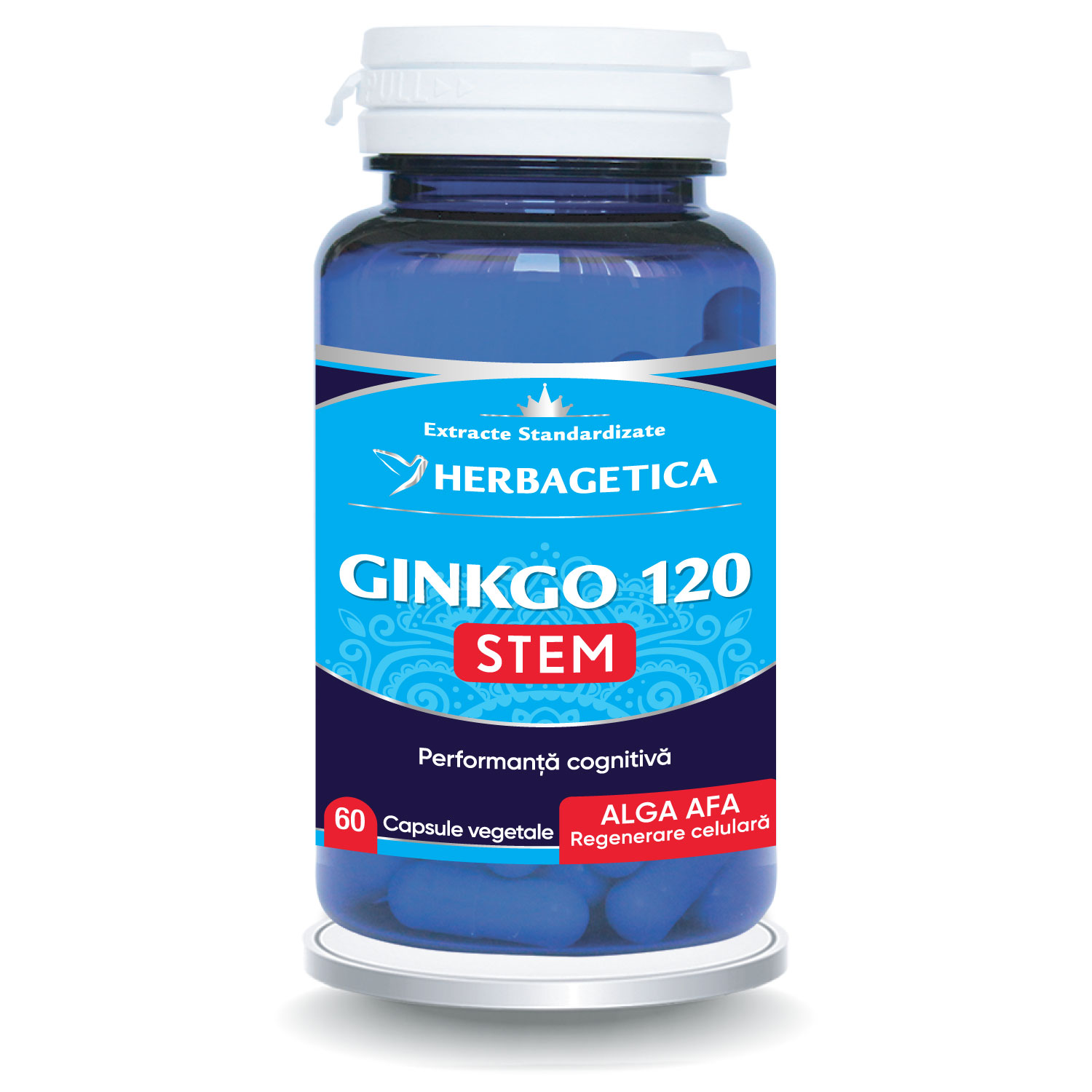 Ginko 120 + Stem, 60 capsule, Herbagetica