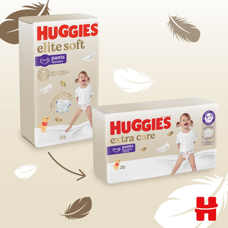 Scutece Pants Nr.5 Extra Care, 12-17 kg, 34 bucati, Huggies 668053