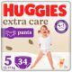 Scutece Pants Nr.5 Extra Care, 12-17 kg, 34 bucati, Huggies 777688