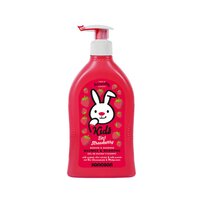 Gel de dus si sampon pentru, Capsuni, 400 ml, Sanosan Kids