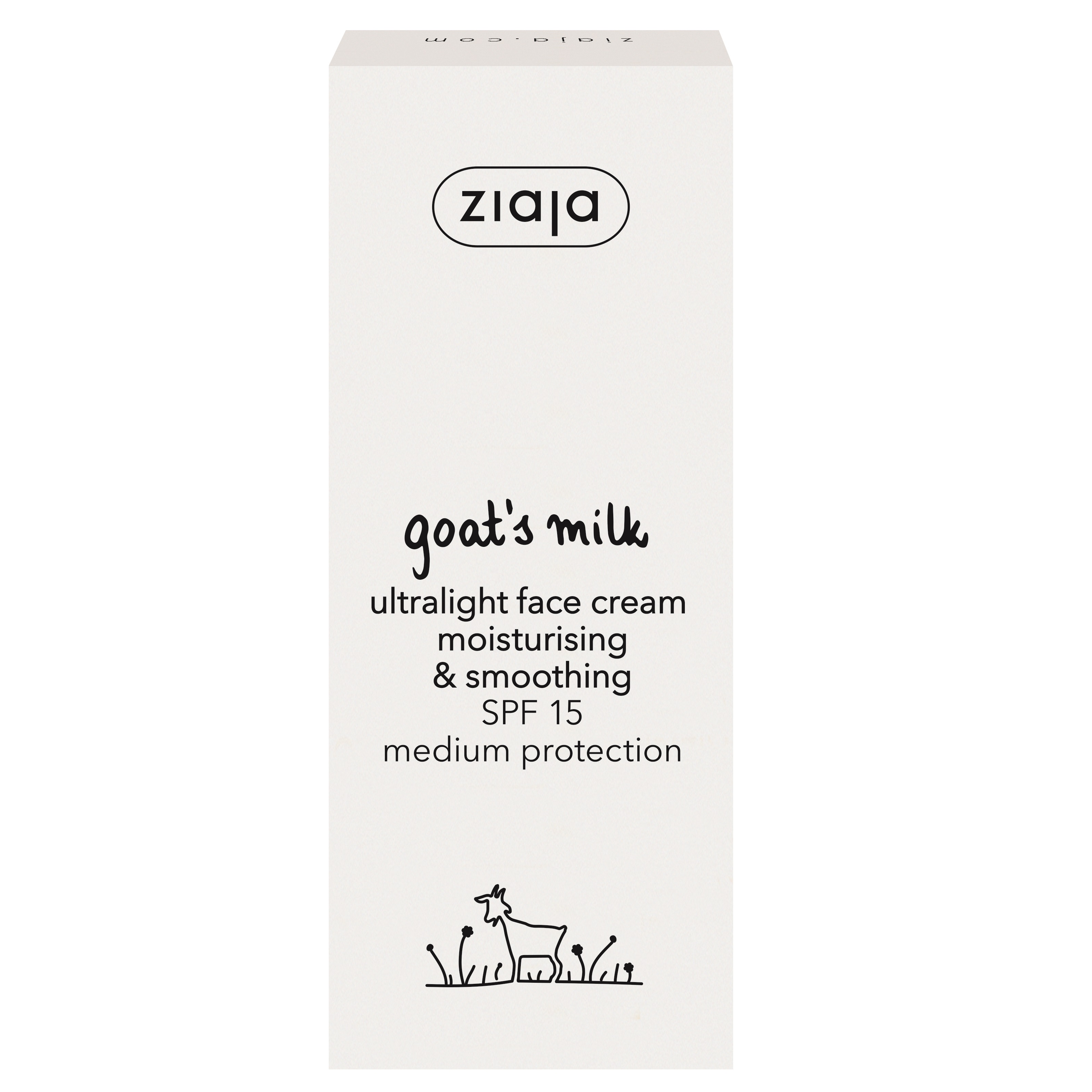 Crema de fata Ultralight cu SPF15, 50 ml, Ziaja