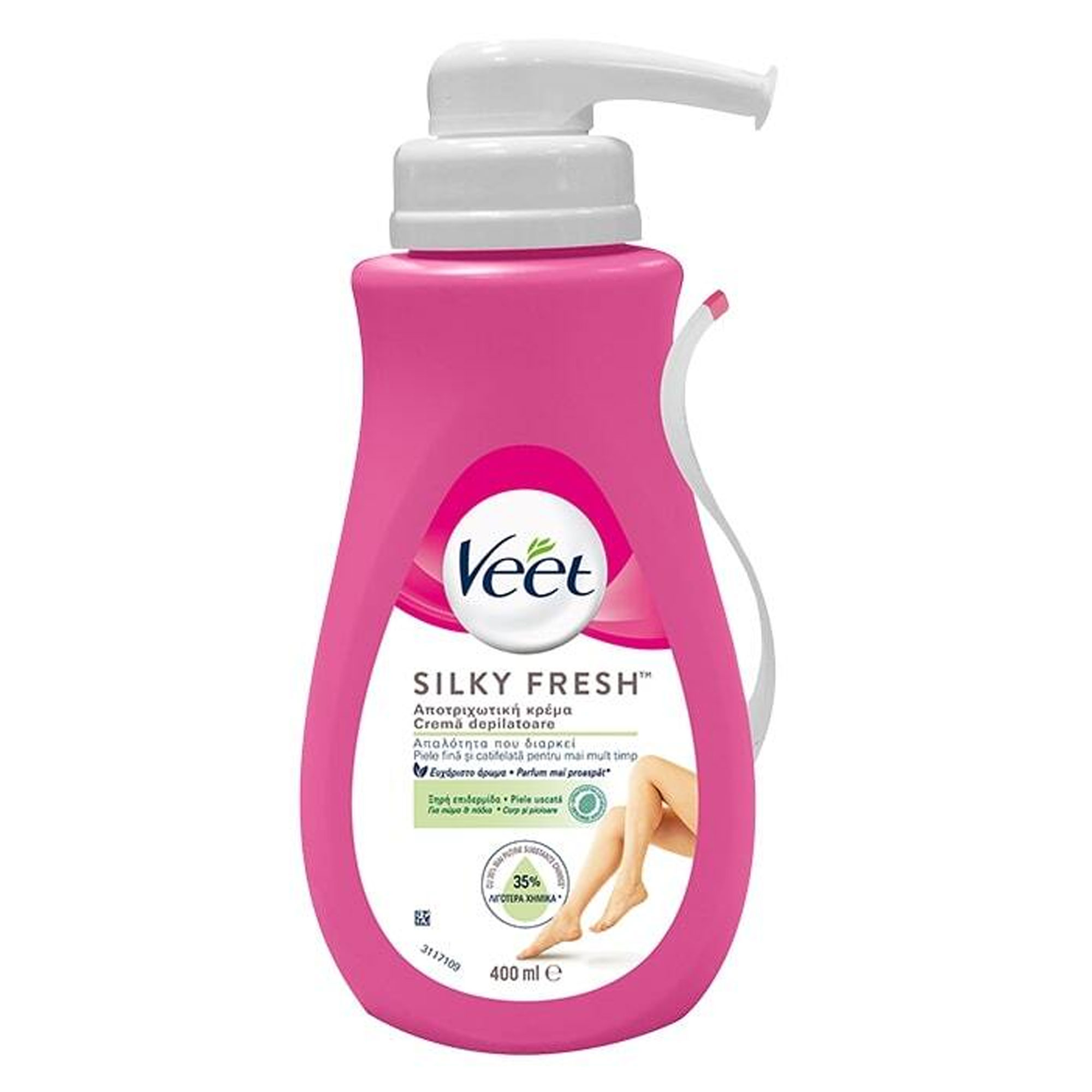 Crema depilatoare pentru piele uscata, 400 ml, Veet