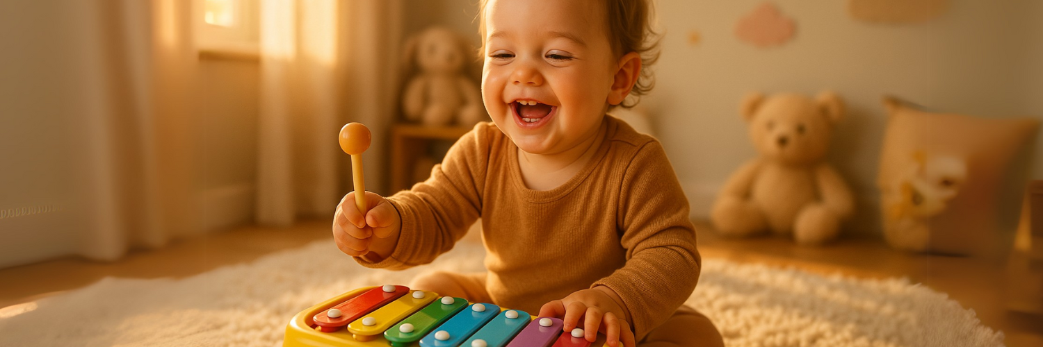 Beneficii: jucariii muzicale bebelusi si copii