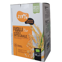 Fusilli din orez integral fara gluten, 500 gr, Fior Di Loto