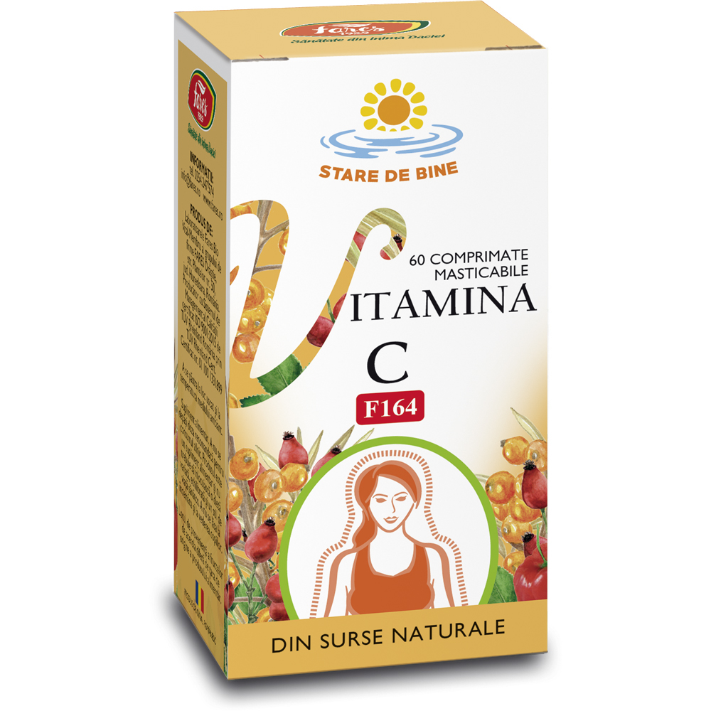 Vitamina C naturala, 60 capsule, Fares