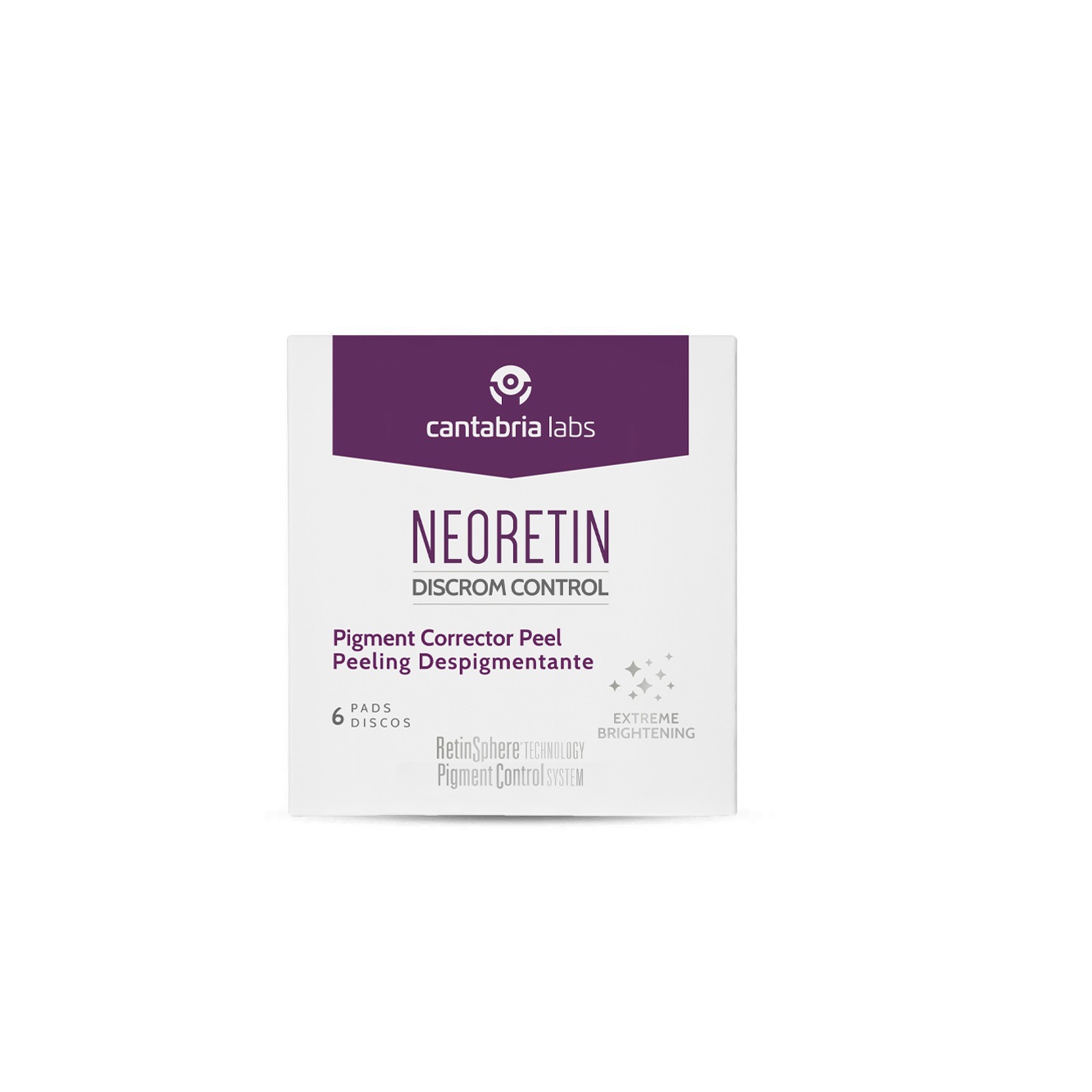 Dischete anti-pete pigmentare Neoretin Discrom Control, 6x1ml, Cantabria Labs