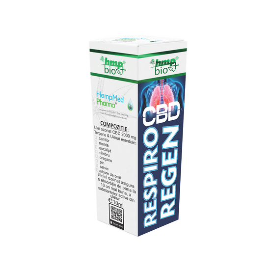 Ulei ozonat CBD Respiro Regen, 10 ml, HempMed Pharma