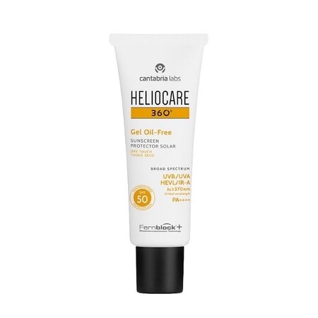 Gel cu textura neuleioasa pentru protectie solara SPF50 Heliocare 360º, 50 ml, Cantabria Labs 506340