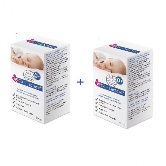 Pachet Picaturi pentru sugari Co-Lactase, 10+10 ml, Maxima HealthCare