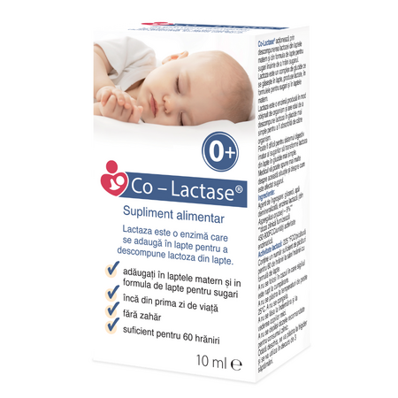 Picaturi pentru sugari Co-Lactase, 10 ml, Maxima Healthcare 588221