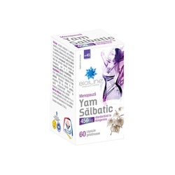 Yam salbatic, 450 mg, 60 capsule, BioSunLine
