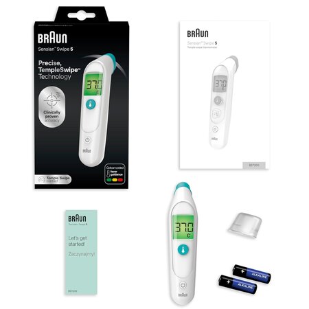 Termometru de frunte TempleSwipe, BST200EE, Braun 684002
