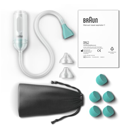 Aspirator nazal manual, +0 luni, BNA100, Braun 683893