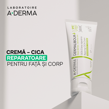 Crema reparatoare pentru piele iritata Dermalibour+, 100 ml, A-Derma 804515