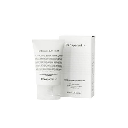 Crema iluminatoare Niacinamide Glow Cream, 50 ml, Transparent Lab