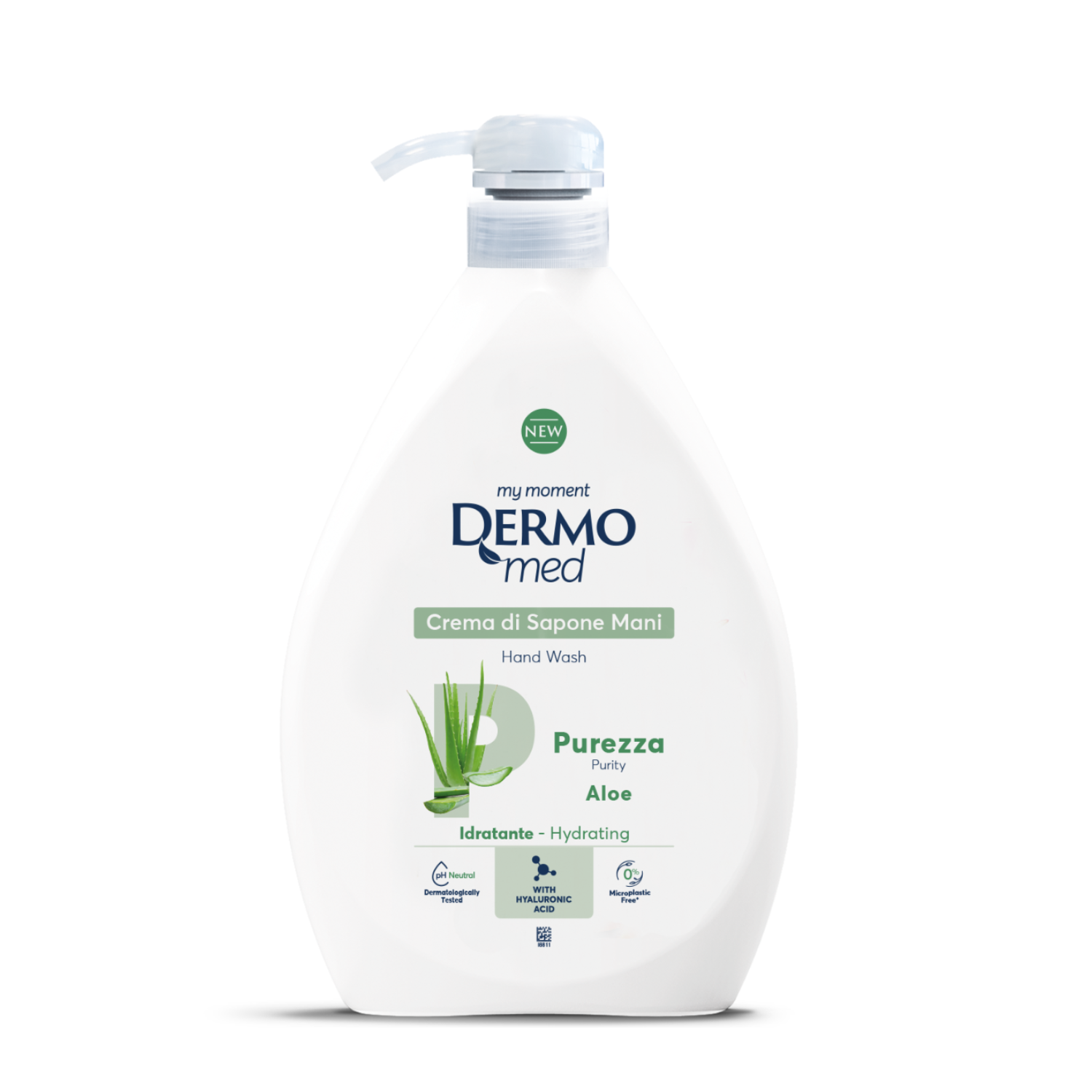 Sapun lichid crema cu Aloe Vera, 1000 ml, Dermomed