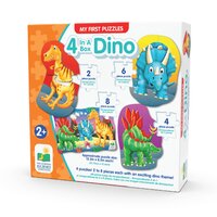 Primul meu set de 4 puzzle-uri Dinozauri, +2 ani, The Learning Journey