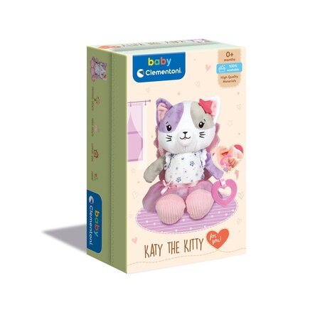 Jucarie de plus Prima mea pisicuta Katy, +0 luni, Clementoni 507549
