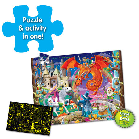 Puzzle care straluceste in intuneric, Fantezie, +3 ani, The Learning Journey 507380