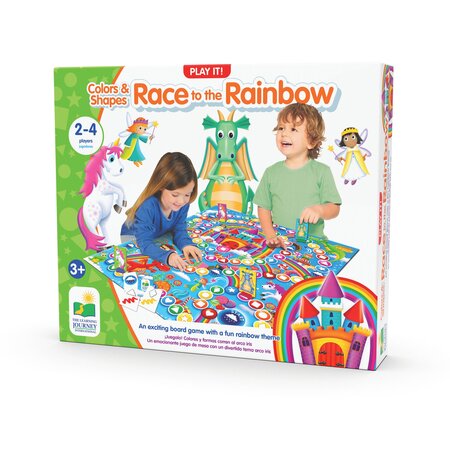 Joc de forme si culori Cursa catre curcubeu, +3 ani, The Learning Journey 507481
