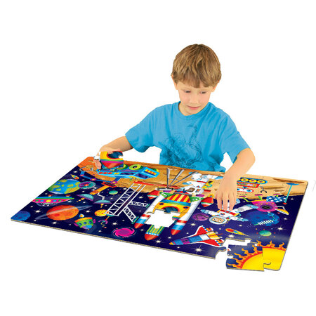 Puzzle mare de podea, In spatiu, + 3 ani, The Learning Journey 507494