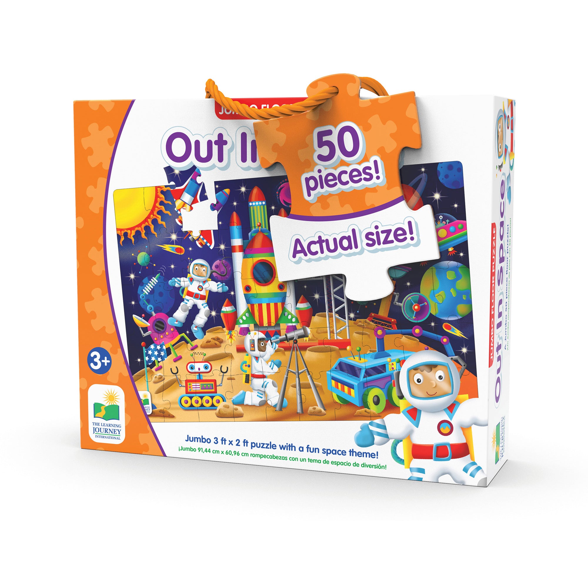 Puzzle mare de podea, In spatiu, + 3 ani, The Learning Journey