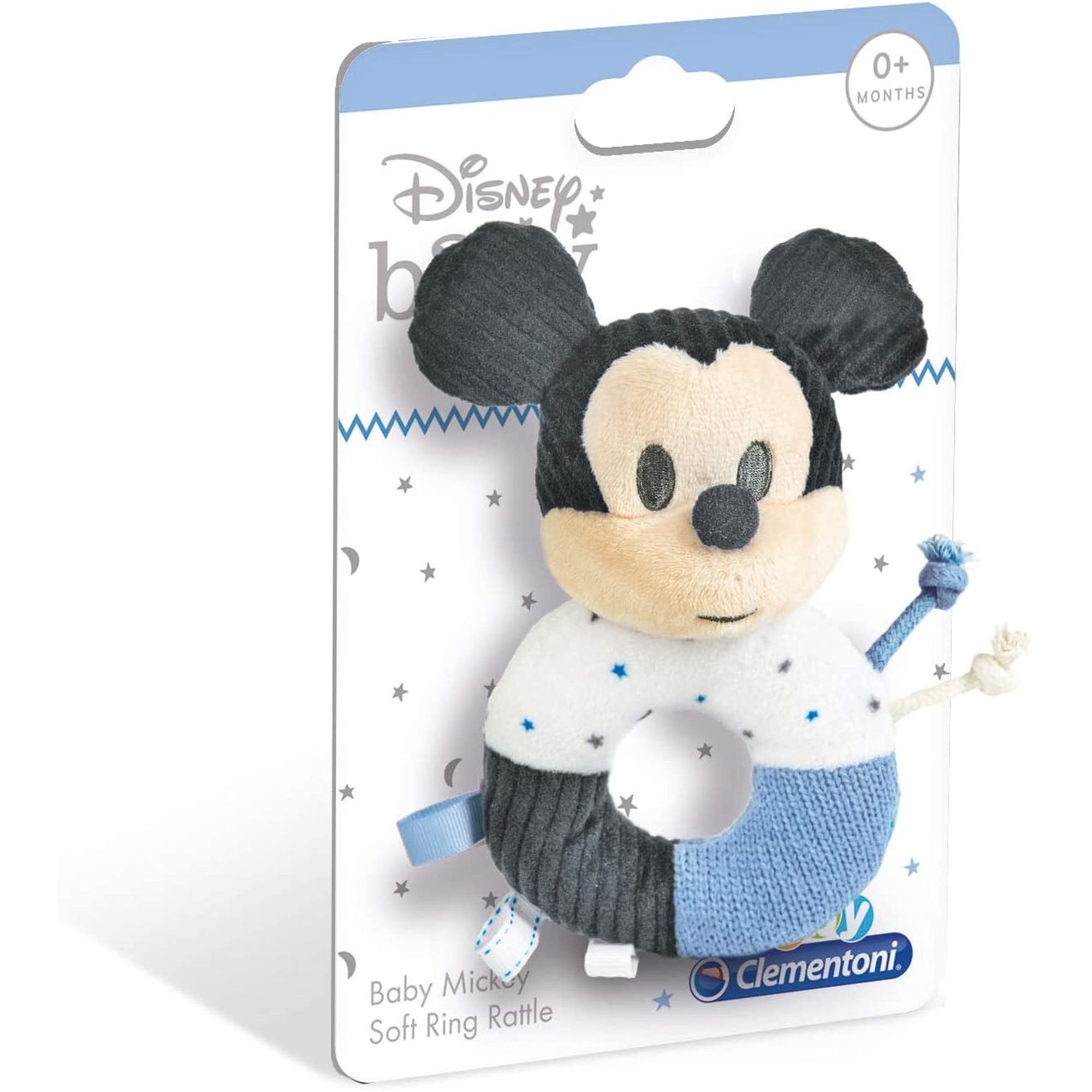 Zornaitoare cu inel moale Mickey Mouse Disney Baby, +0 luni, Clementoni