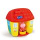 Casuta Pepa Pig cu cuburi Soft Clemmy, Clementoni 507583