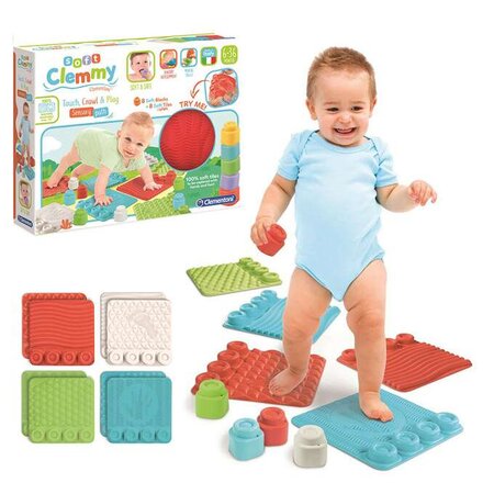 Covoras senzorial Soft Clemmy, +6 luni, Clementoni 507593