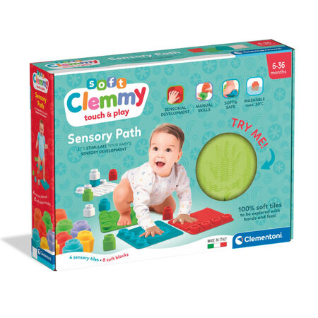 Covoras senzorial Soft Clemmy, +6 luni, Clementoni