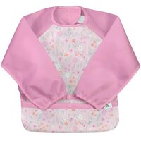 Bavetica multifunctionala cu maneci lungi Pink Wildflower, 12-24 Luni, Green Sprouts
