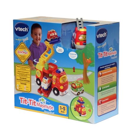 Masina de Pompieri, 1-5 ani, Vtech Tit-Tit Masinute