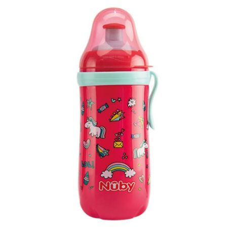 Pahar Pop-Up cu clema, +18 luni, 360 ml, Nuby 512779