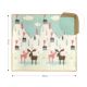 Covoras de joaca termoizolant cu doua fete Play Deer, 197 x 177 cm, Milly Mally 744793