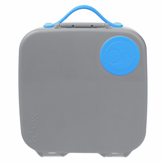 Caserola compartimentata LunchBox, Gri cu Albastru, 2 L, Bbox 507743