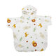 Poncho cu gluga muselina imprimata, Tigru, 1-2 ani, Baltic Bebe 507871