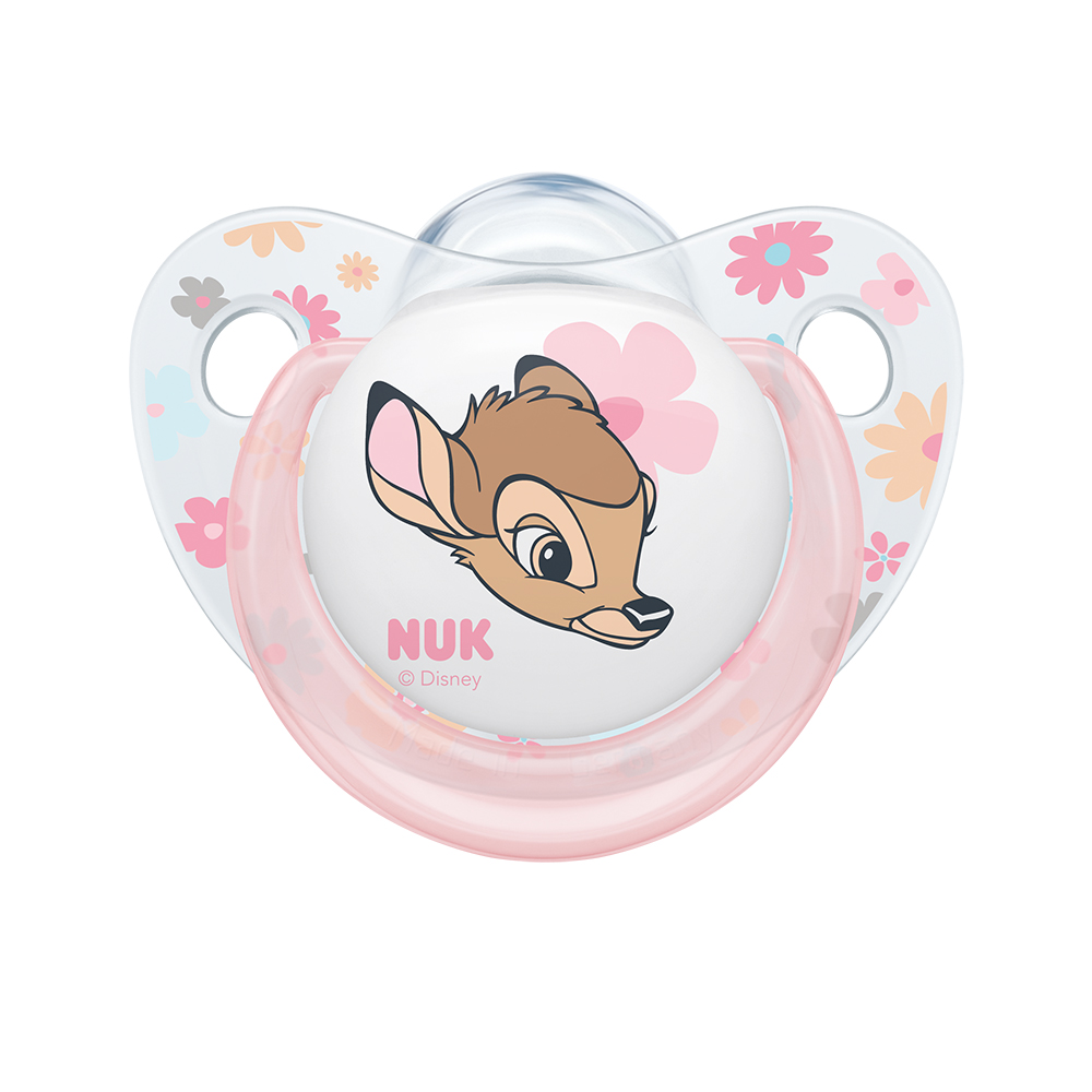 Suzeta silicon M3 Disney Bambi, 2 bucati, Nuk