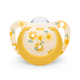 Set 2 suzete din silicon, 6-18 luni, Floare Star, Nuk 507950