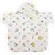 Poncho cu gluga muselina imprimata, 9-12 luni, Melc, Baltic Bebe 507962